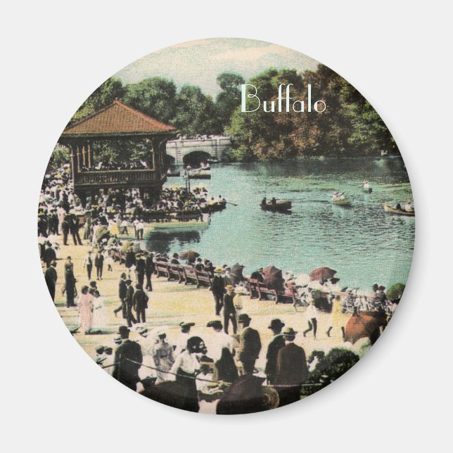 Íman Vintage Delaware Park Magnet (Frente)