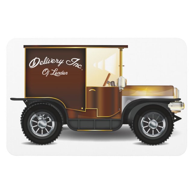 Íman Vintage Delivery Van (Horizontal)