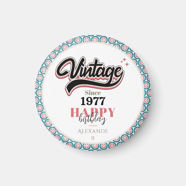 Íman Vintage desde - 1977 (Frente)