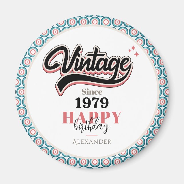 Íman Vintage desde - 1979 (Frente)