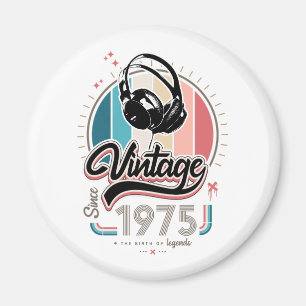 Íman Vintage desde fones de ouvido de 1975