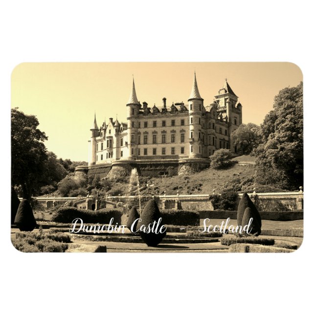 Íman Vintage Dunrobin Castle Scotland (Horizontal)