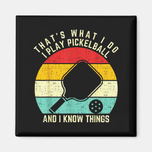 Íman Vintage é o que joga pickleball e sabe