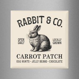 Íman Vintage Easter Rabbit 
