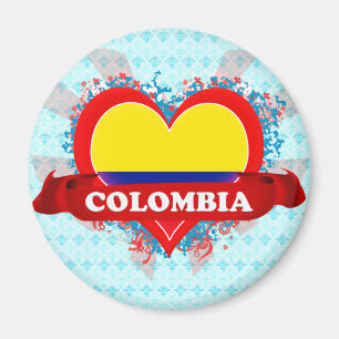 Íman Vintage eu amo Colômbia