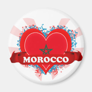 Íman Vintage eu amo Marrocos