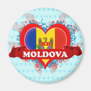 Íman Vintage eu amo Moldova