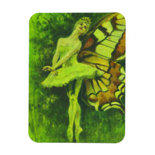 Íman Vintage Fairy Dancer Flexible Magnet