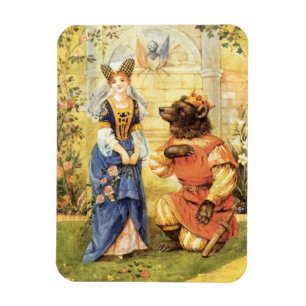 Íman Vintage Fairy Tale, Beauty e Beast