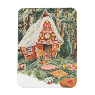 Íman Vintage Fairy Tale, Hansel e Gretel Candy House