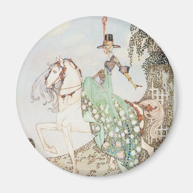 Íman Vintage Fairy Tale, Princesa Minette, Kay Nielsen (Frente)