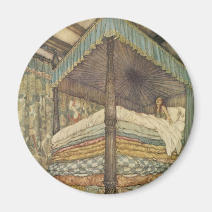 Íman Vintage Fairy Tale, Princess and Pea, Edmund Dulac