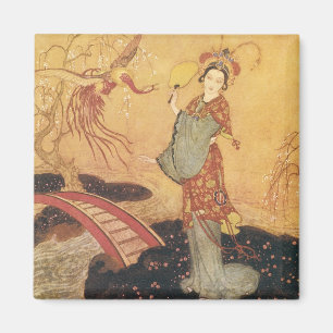 Íman Vintage Fairy Tale Princess Badoura, Edmund Dulac