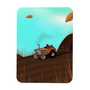 Íman Vintage Farming Trator