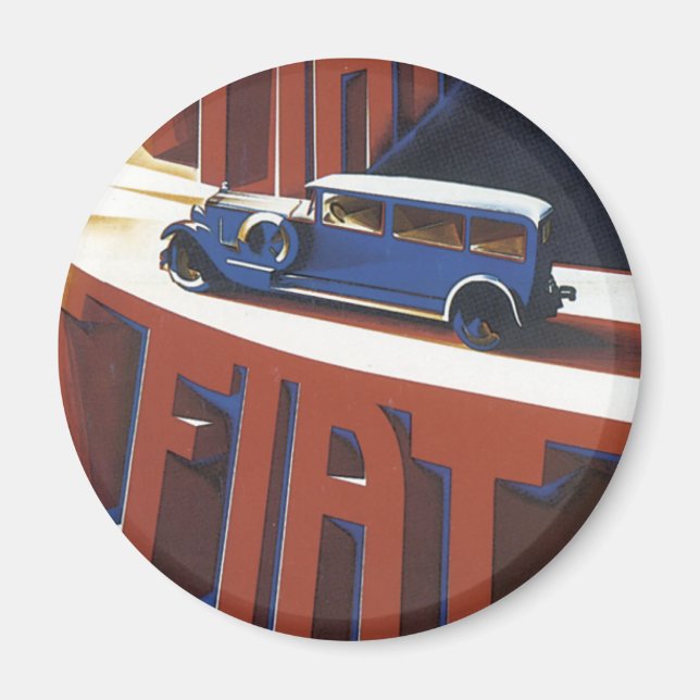 Íman Vintage Fiat Magnet (Frente)