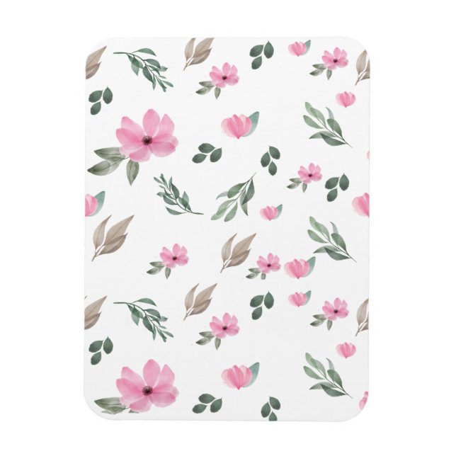 Íman Vintage Flor Botânico (Vertical)