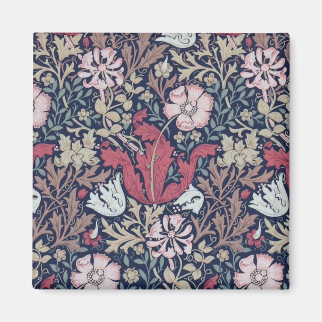 Íman Vintage Floral Pattern, William Morris (Frente)