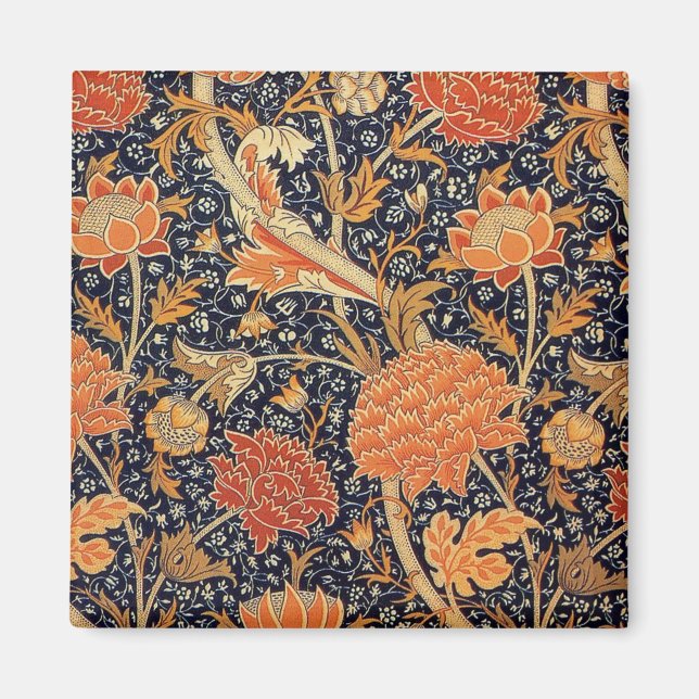 Íman Vintage Floral Pattern, William Morris (Frente)
