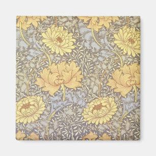 Íman Vintage Floral Wallpaper Chrysanthemums
