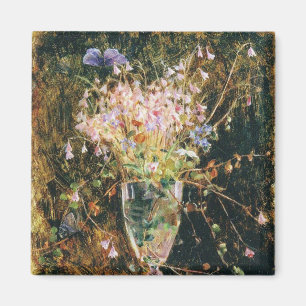 Íman Vintage flores azuis Maria Wiik Linnea Borealis