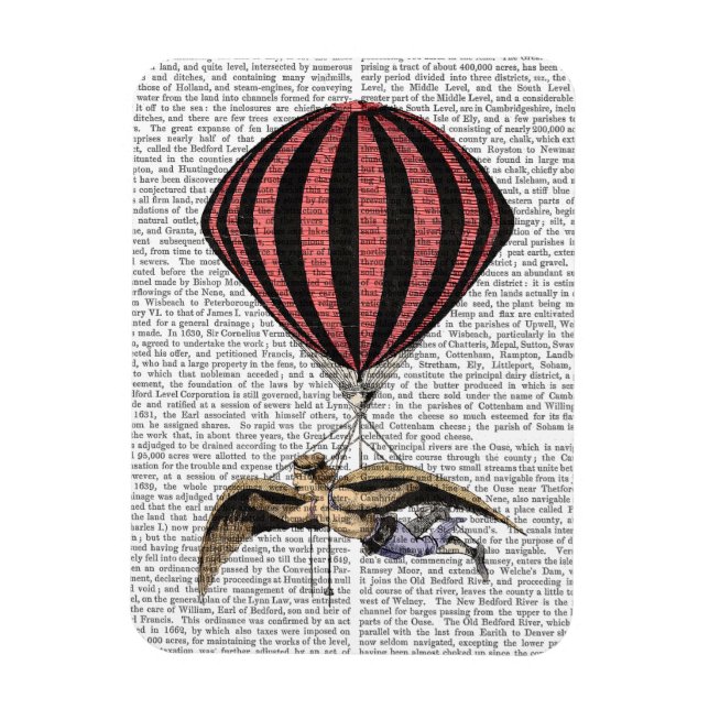 Íman Vintage Flying Machine (Vertical)