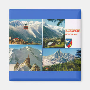 Íman Vintage France, Chamonix, Mt Blanc