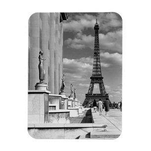 Íman Vintage France Paris Eiffel torre Chaillot Palace