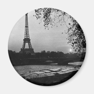 Íman Vintage France Paris Eiffel torre sunset