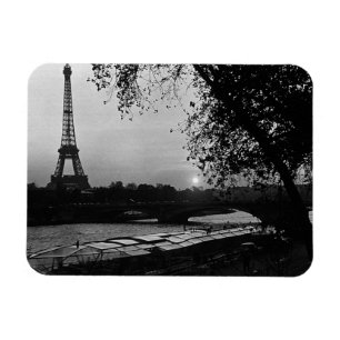 Íman Vintage France Paris Eiffel torre sunset 1970