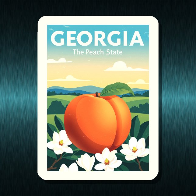 Íman Vintage Georgia (Criador carregado)