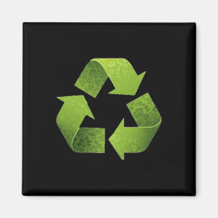 Íman Vintage Green Reciclar Símbolo Novelty Earth Day R