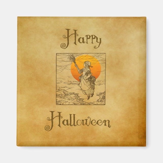 Íman Vintage Halloween Magnet (Frente)