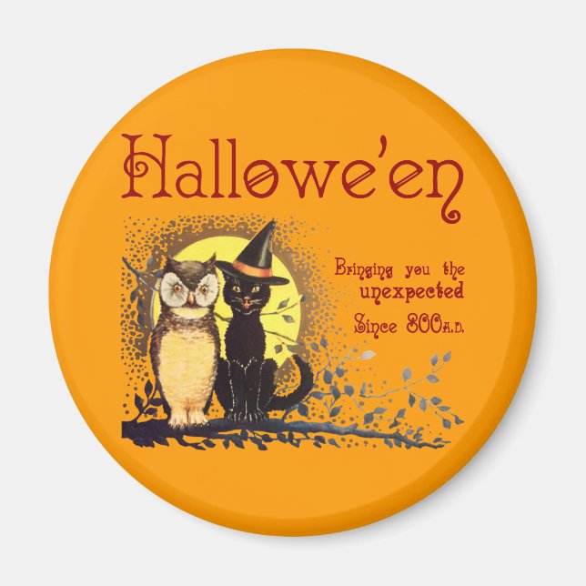 Íman Vintage Halloween Magnet (Frente)