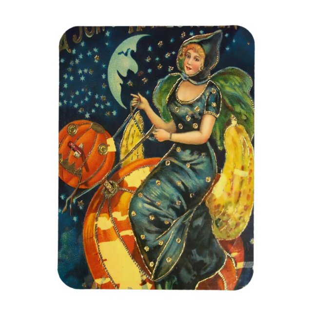 Íman Vintage Halloween Poster (Vertical)