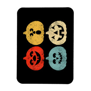 Íman Vintage Halloween Pumpkin Women, Men, Kids, Funny