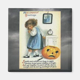 Íman Vintage Halloween Saudações
