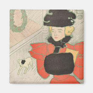 Íman Vintage Harper no Natal de 1896