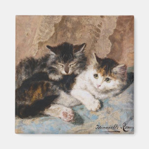 Íman Vintage Henriette Ronner-Knip Melhor dos Amigos