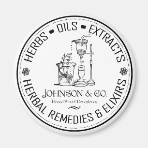 Íman Vintage Herbal Remédios Chique de fazenda