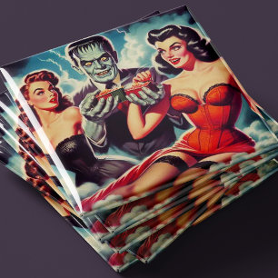 Íman Vintage Horror Pin-ups