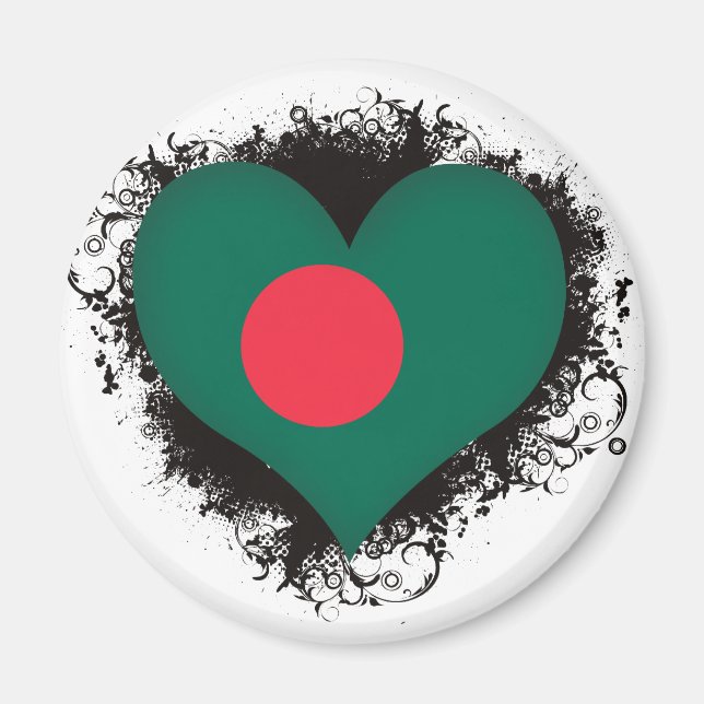 Íman Vintage I Love Bangladesh (Frente)
