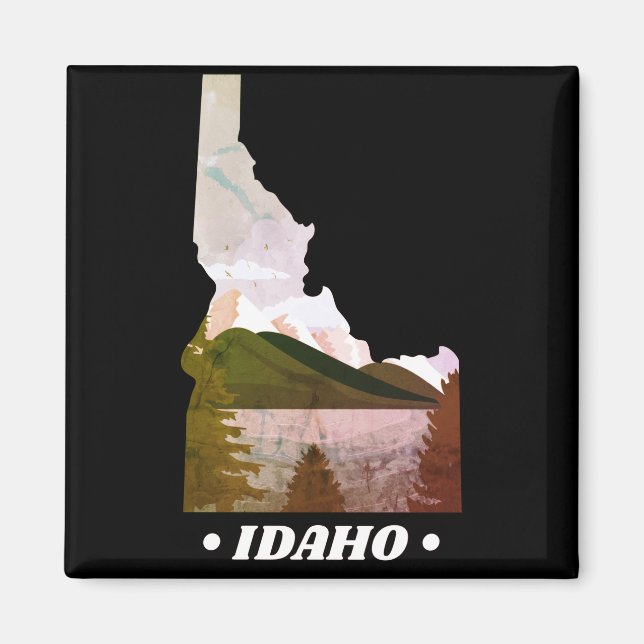 Íman Vintage Idaho State Magnet (Frente)