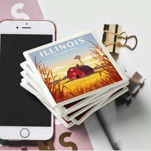 Íman Vintage Illinois