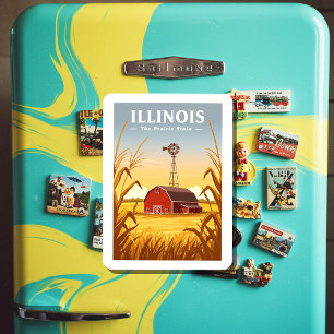 Íman Vintage Illinois