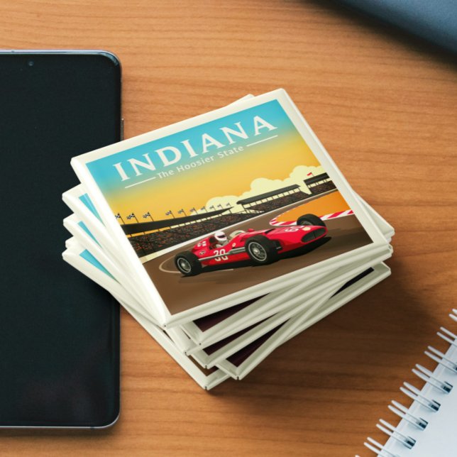 Íman Vintage Indiana (Criador carregado)