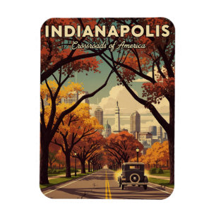 Íman Vintage Indiana Indianapolis