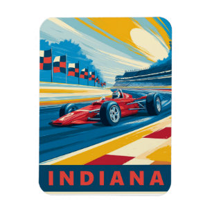 Íman Vintage Indiana Racing