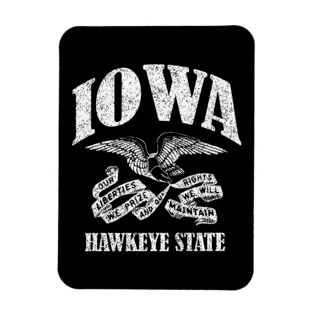 Íman Vintage Iowa (Vertical)