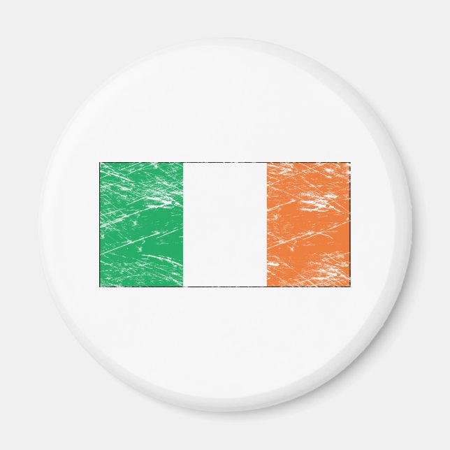 Íman Vintage Ireland Flag (Frente)