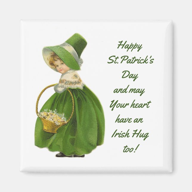 Íman Vintage Irish Miss (Frente)